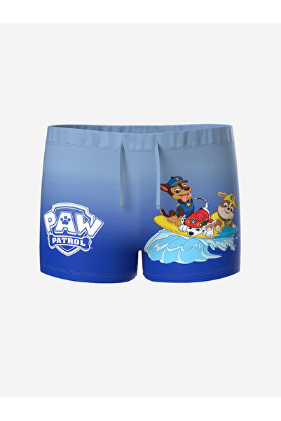 LC Waikiki LCW Kids White Paw Patrol Παιδικό σορτς κολύμβησης με στάμπα για α...