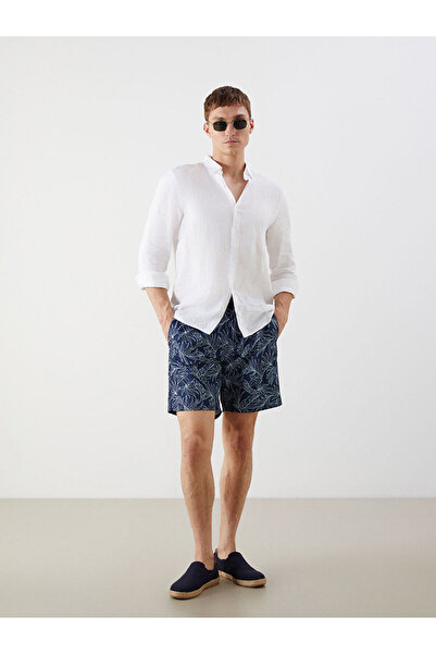 LC Waikiki Ανδρικό μαγιό Özmarka Νέας Σεζόν με σχέδια, μήκους μέχρι το γόνατο