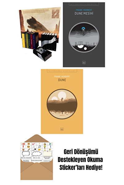 İthaki Yayınları Dune Serisi Kutu Set (6 Kitap – Ciltli) + Dune Mesihi + Dune