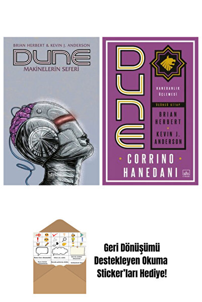İthaki Yayınları Dune: Makinelerin Seferi + Dune: Corrino Hanedanı – Hanedanl...