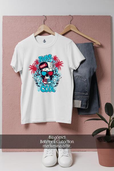 Bahriyeli Collection oversized Αυτό είναι το μοναδικό μου μπλουζάκι Unisex με σχέδιο γκράφιτι με κρανίο