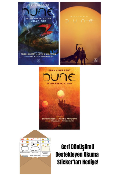 İthaki Yayınları Dune Grafik Roman: 2. Kısım – Muad’Dib + Dune (Film Kapağı) ...