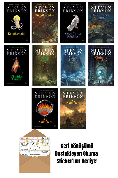 İthaki Yayınları Steven Erikson 10 Kitap Seti