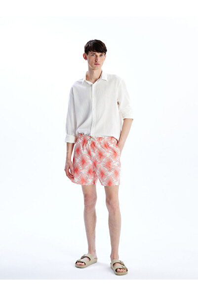 LC Waikiki Ανδρικό σορτς κολύμβησης Özmarka Νέας Σεζόν με σχέδια, κοντό μήκος