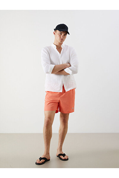 LC Waikiki Ανδρικό μαγιό Özmarka Νέας Σεζόν σε κοντό μήκος με στάμπα