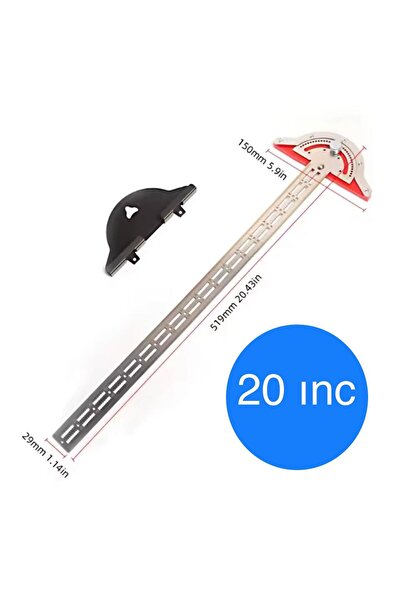 BGA Marangoz mimar geometri gönye Üçgen Cetvel çok açılı iletki Ağaç İşleme Alüminyum cetvel