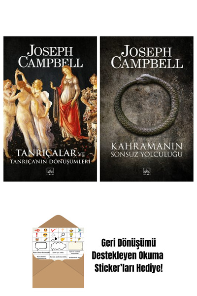 İthaki Yayınları Tanrıçalar ve Tanrıça’nın Dönüşümleri + Kahramanın Sonsuz Yo...