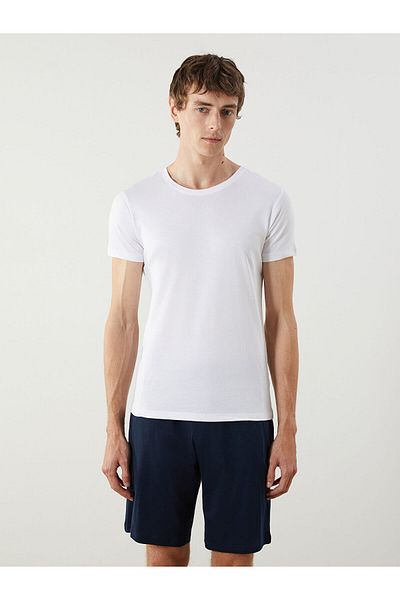 LC Waikiki Crew Neck Short Sleeve Men's Undershirt 2-Pack