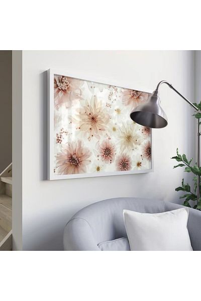 IKEA Picture, transparent flowers, 70x50 cm