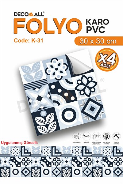 senavia farkınızı yansıtın K-31 Karo Folyo Kendinden Yapışkanlı Zemin Fayans ...