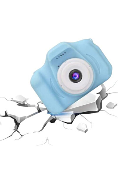 OEM Cameră foto pentru copii, cameră duală, 8MP, 1080P, rezistentă la șocuri, albastră