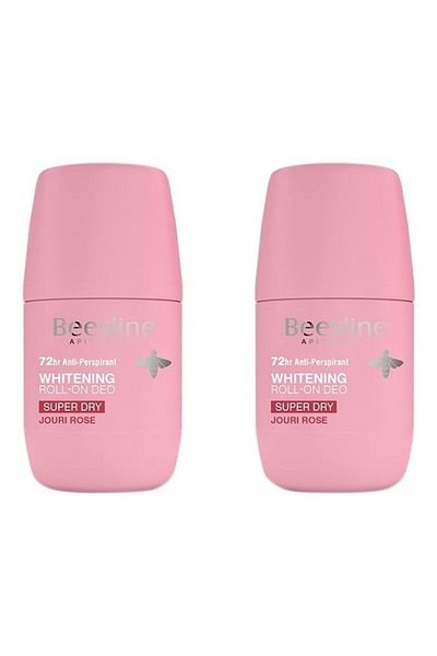 Beesline Pack of 2 Whitening Roll-On Deodorant Super Dry Jouri Rose 100ml