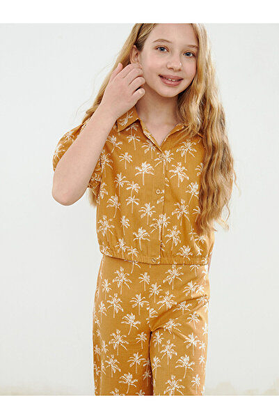 LC Waikiki Κοριτσίστικο πουκάμισο με σχέδια New Season - S5FJ03Z4