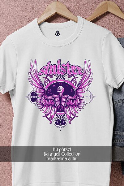Bahriyeli Collection oversized Unisex T-Shirt με κακοποιημένο σχέδιο