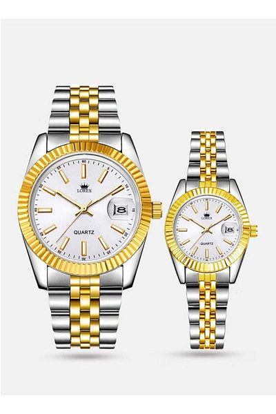 LOREX Watch Set for Men and Women - Water Resistant with Modern Design
