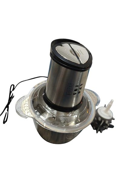 Generic Stainless Steel 304 Meat Chopper and Grinder with Garlic Peeler 3L Capacity and 1000W Power