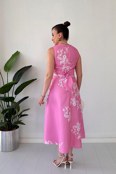 MaziButik Twist Tie Dress Pink