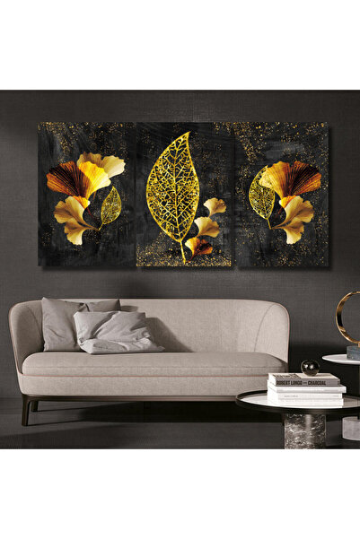 4gdran ثلاث لوحات قماشية فخمة بتصميم مودرن مع برواز أسود مجوف