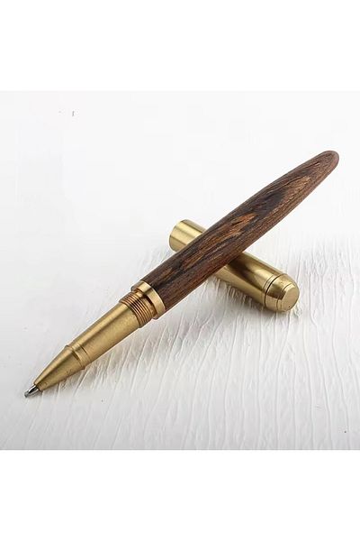 ARDSU Rosewood Brass Ballpoint Signature Pen