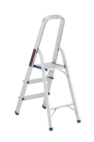 Lawazim Step Folding Ladder - Lightweight Step Stool with Anti-Slip Pedals for Home & Outdoor Use