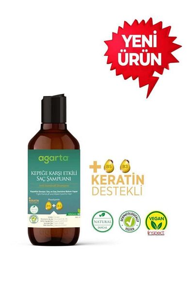 MBB ETİCARET Agarta Natural Anti-Dandruff Shampoo 400 ml