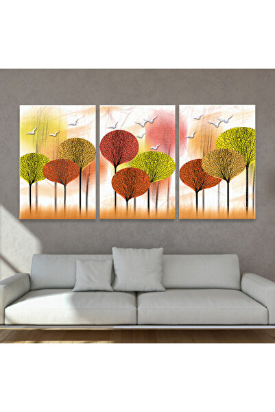 4gdran ثلاث لوحات قماشية فخمة بتصميم مودرن مع برواز أسود مجوف