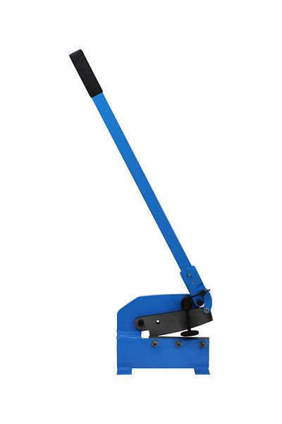 Lawazim 8-Inch Hand Plate Shearing Machine - Heavy-Duty Sheet Metal Cutter with Spring Handle - Blue