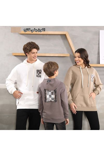 ALANAQA Boys' Oversized Unisex Hoodie Winter Pullover Ages 5-16 Years