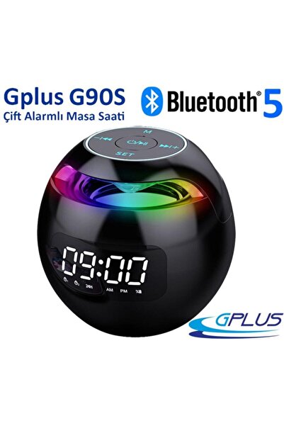HALL BREATHE Çift alarm ve radyo özellikli renkli dijital masa saati, Bluetoo...