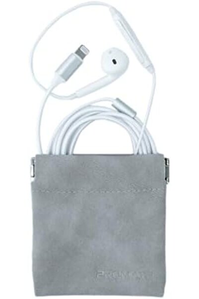 Promate Mono Earbuds with Lightning Connector, Ergonomic MFi Certified HD Mono Earphone with Mic, No