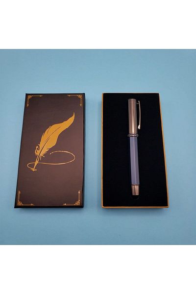 MBB ETİCARET Metal Dark Blue Pen