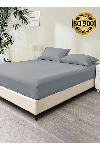 Master Home Textile طقم ملاءات تبريد من 3 قطع مصنوعة من 100% رايون الخيزران، مقاس كوين، ناعمة كالحرير، تناسب سرير بمقاس 160×200 سم