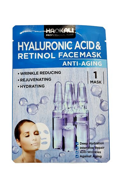 OEM Set of 3 Facial Masks with Hyaluronic Acid and Retinol