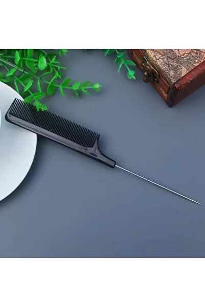 MutluBiDünya Metal Uçlu Krepe Tarağı Saç Ayırıcı ve Şekillendirici Şişli Krep...