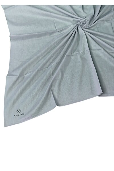 mim eşarp Eșarfă Valino din bumbac organic de culoare uni 100x100 cm - țesătu...