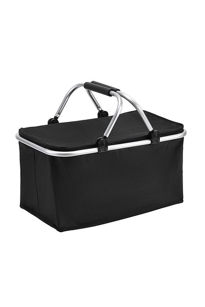 Lawazim Insulated Picnic Basket 47x27x23cm - Foldable Thermal Food Storage Bag with Zipper & Handles