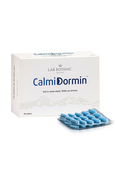 LAB BOTANIC BAVARIA Calmidormin Natural Vitamin Supplements | Insomnia & Sleeplessness Relief Tablets -30 Tablets