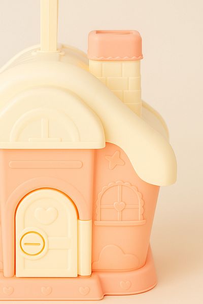 Mirilliahome Pink House Shaped Password Children's Piggy Bank |   Locked Piggy Bank