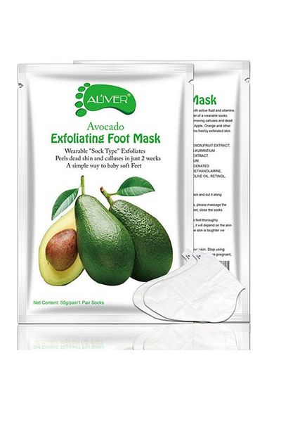 ALİVER Aliver Avocado Foot Peel-Off Mask (Socks) White 50g