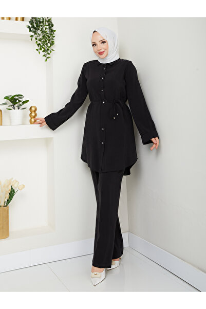 BELLİNA Kadın Yazlık Modal Kumaş Rahat Takım