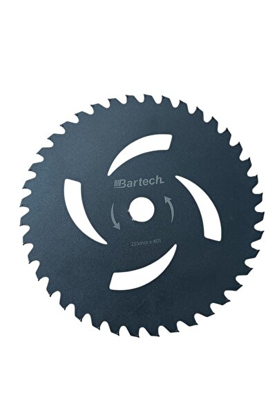 BARTECH Bartec Tırpan Bıçağı Elmas Daire Testere 255 mm Siyah 40 Diş