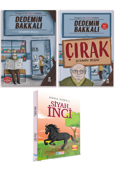 Taze Kitap Dedemin Bakkalı + Dedemin Bakkalı Çırak + Evrensel Siyah İnci / 3 ...