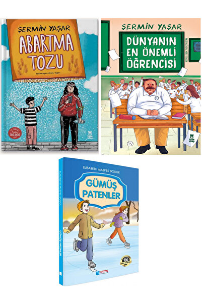 Taze Kitap Abartma Tozu + Dünyanın En Önemli Öğrencisi + Evrensel Gümüş Paten...