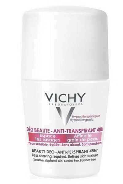 Vichy ✨ Vichy Deodorant Roll-On Sensitive Anti-Transpirant 48H – Twin Pack (2 x 50ml)