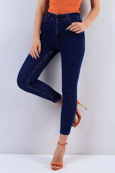 Parille Full Lycra Slim Fit High Waist Denim Jeans