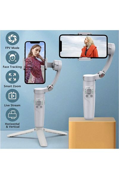 ADMOS ADMOS AY-504 3-Axis Gimbal Stabilizer for Mobile Photography