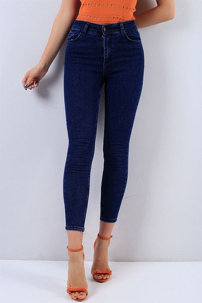 Parille Full Lycra Slim Fit High Waist Denim Jeans
