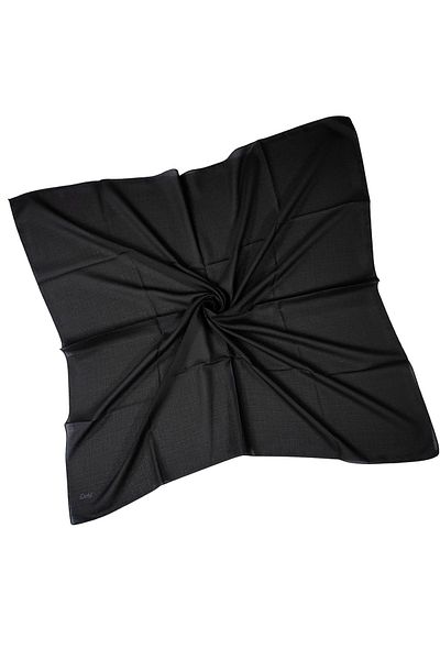 mim eşarp Eșarfă Enba din șifon de bumbac de culoare uni 100x100 cm – Design elegant și ușor