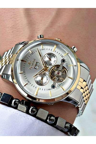 Bentini Men's Wrist Watch with Automatic Machine Function