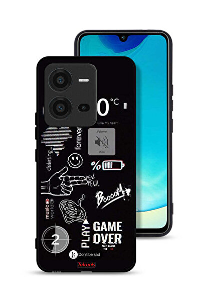 Tolwak غطاء حماية فيفو V25 5G لعبة انتهت بيو بيو